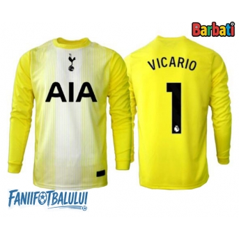 Tottenham Hotspur Guglielmo Vicario #1 Portarii Tricou Fotbal Replică 2025-26 Barbati Treilea Mâneci Lungi